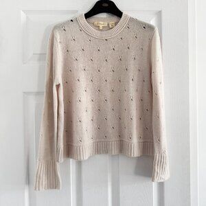 Inhabit Cashmere Pointelle Crew Neck, size XS